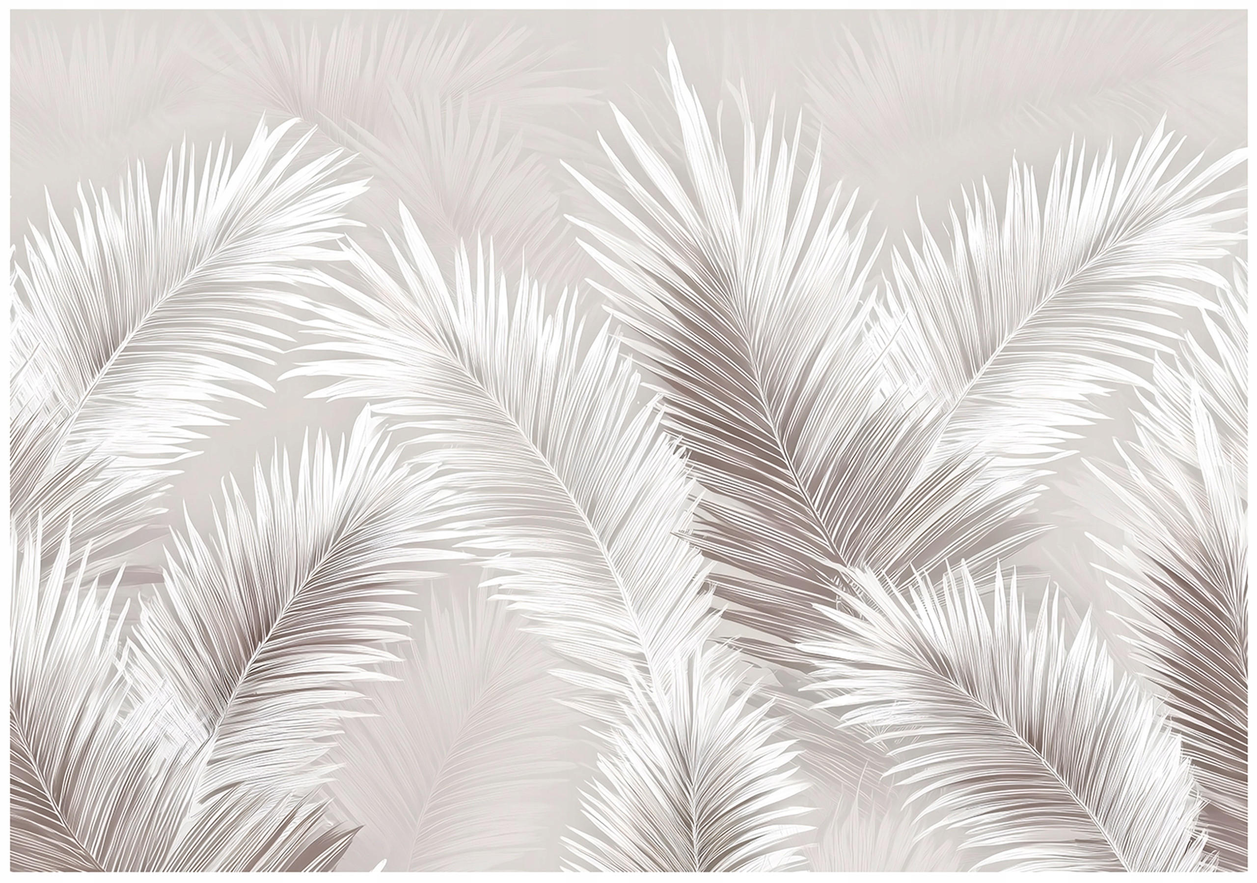 FOTOTAPETE Blätter Beton Rosa 250x175 cm - Multicolor, Papier (250/175cm) - Wallarena