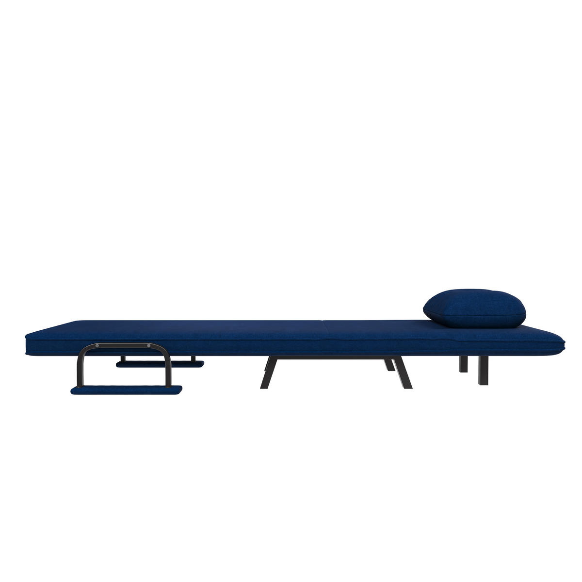 SCHLAFSESSEL 5-fach verstellbar mit Liegefunktion, DE-42425, Blau - Blau, Metall (60/79/60cm) - ComfortXL