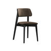 WOHNZIMMER STUHL KT63/C, Holzfarbe: Schwarz - Schwarz/Braun, Holz/Textil (47/80/49cm) - MIRJAN24