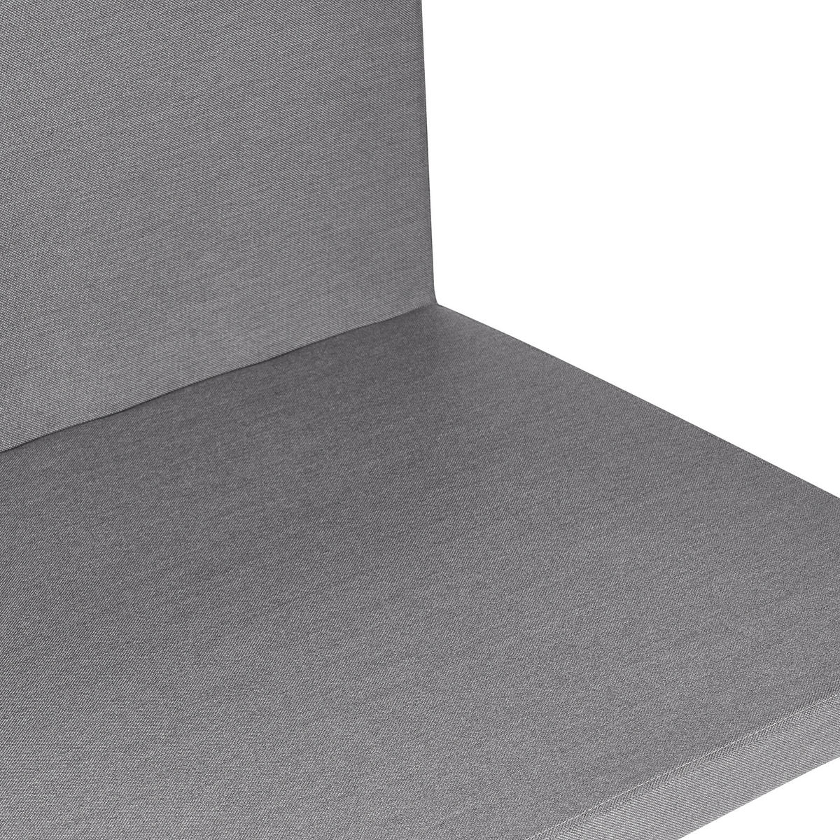 GARTEN ECKSOFA 5-Sitzer grau modular Loretello - Grau, Textil (243/70/243cm) - Beliani
