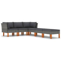 GARTENSET Yeakley 6-teilig - Grau, Metall - Nettlife