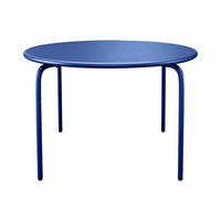 GARTENTISCH - 6 Personen - Metall - Marineblau - - Dunkelblau, Metall (130/130/74cm) - Vente-Unique