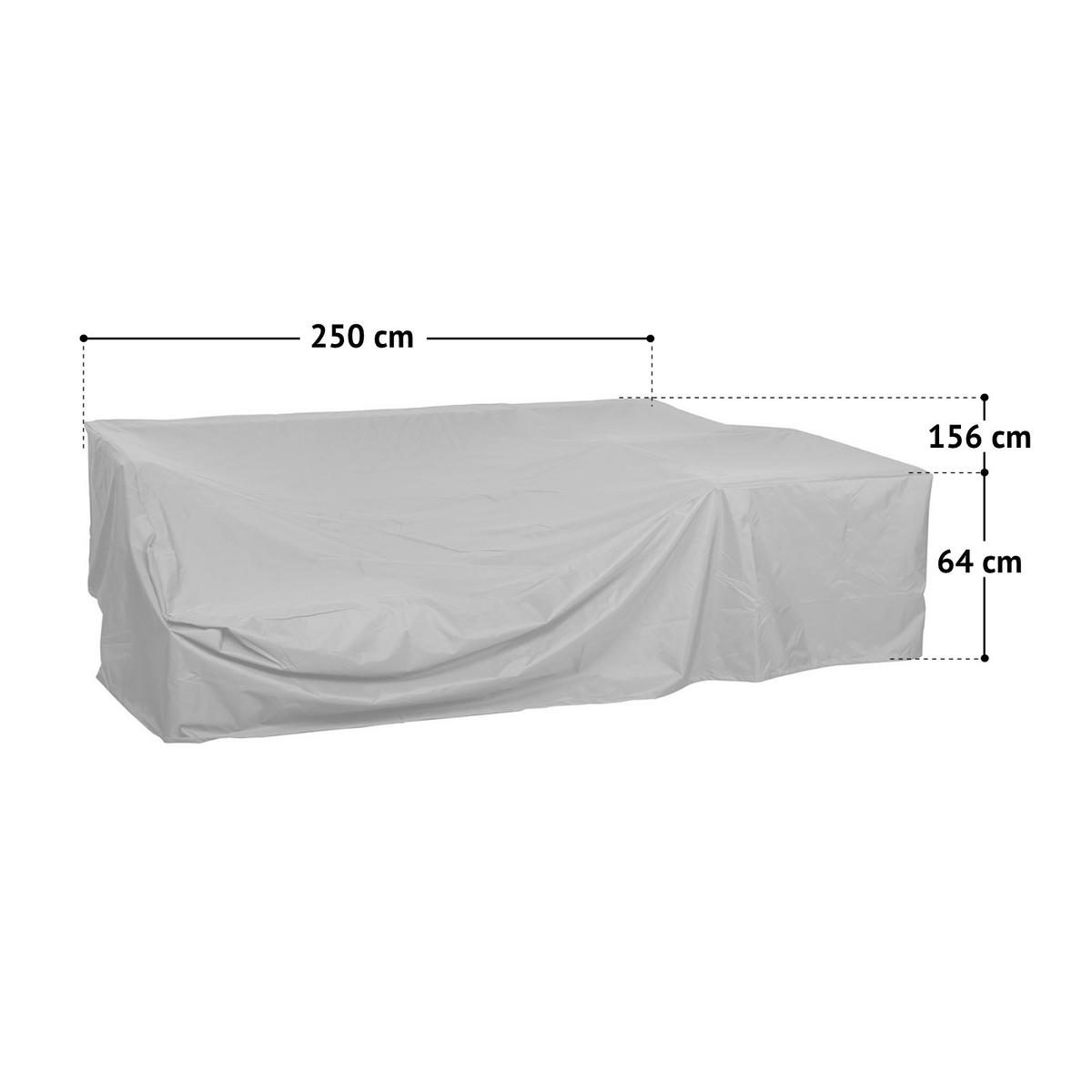 GARTENLOUNGE Queens Polyrattan Grau - Grau, Kunststoff - SVITA