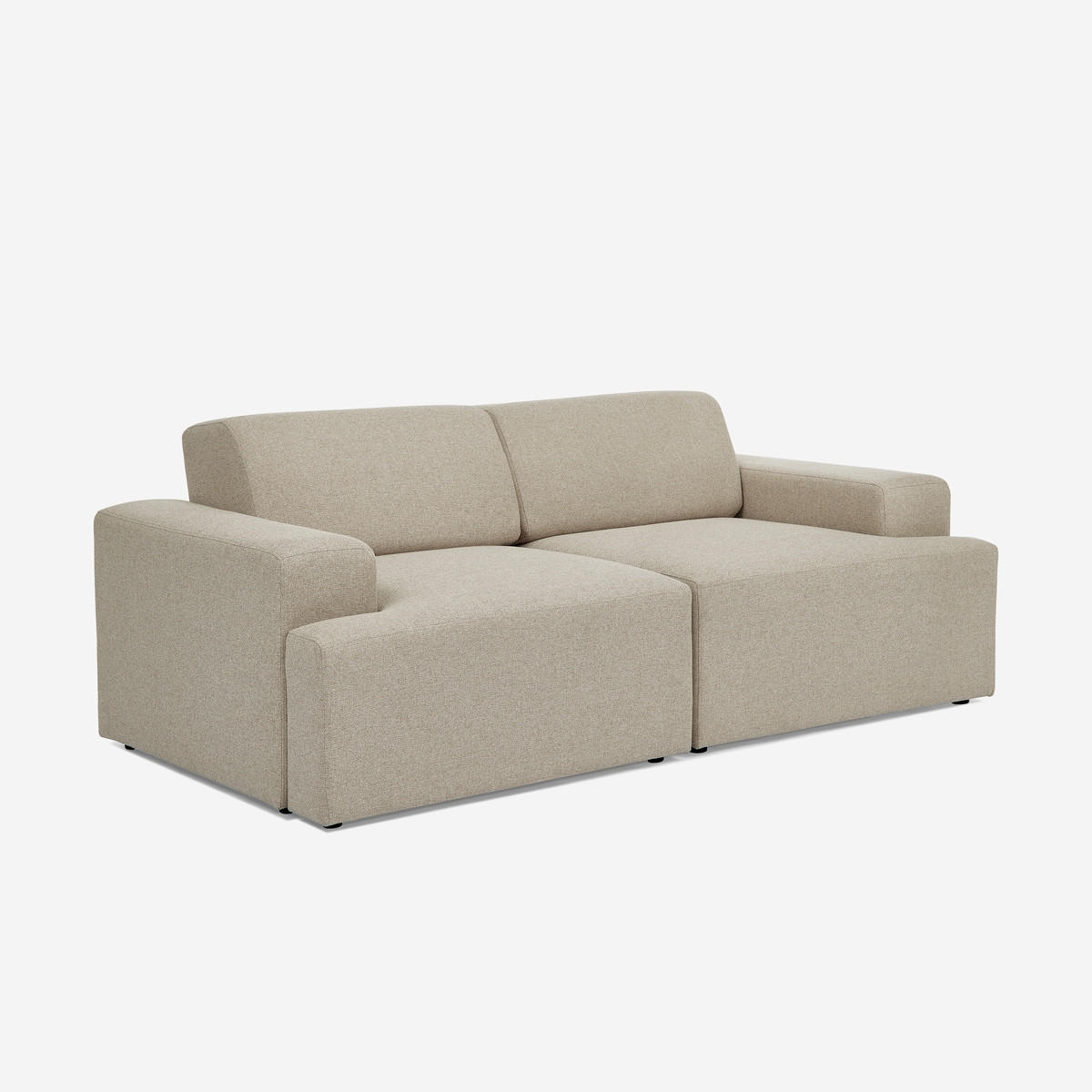 SOFA 2-Sitzer Acamar - Beige - Beige, Textil (202/76/100cm) - Pasmara