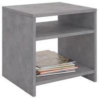 NACHTTISCH ALMERIA - Grau, Holzwerkstoff (37/40/40cm) - CARO-Möbel