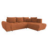 ECKSOFA Forest, Seite: Rechts - Schwarz/Bronzefarben, Holz/Kunststoff (290/183cm) - MIRJAN24