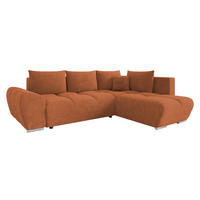 ECKSOFA Forest, Seite: Rechts - Schwarz/Bronzefarben, Holz/Kunststoff (290/183cm) - MIRJAN24
