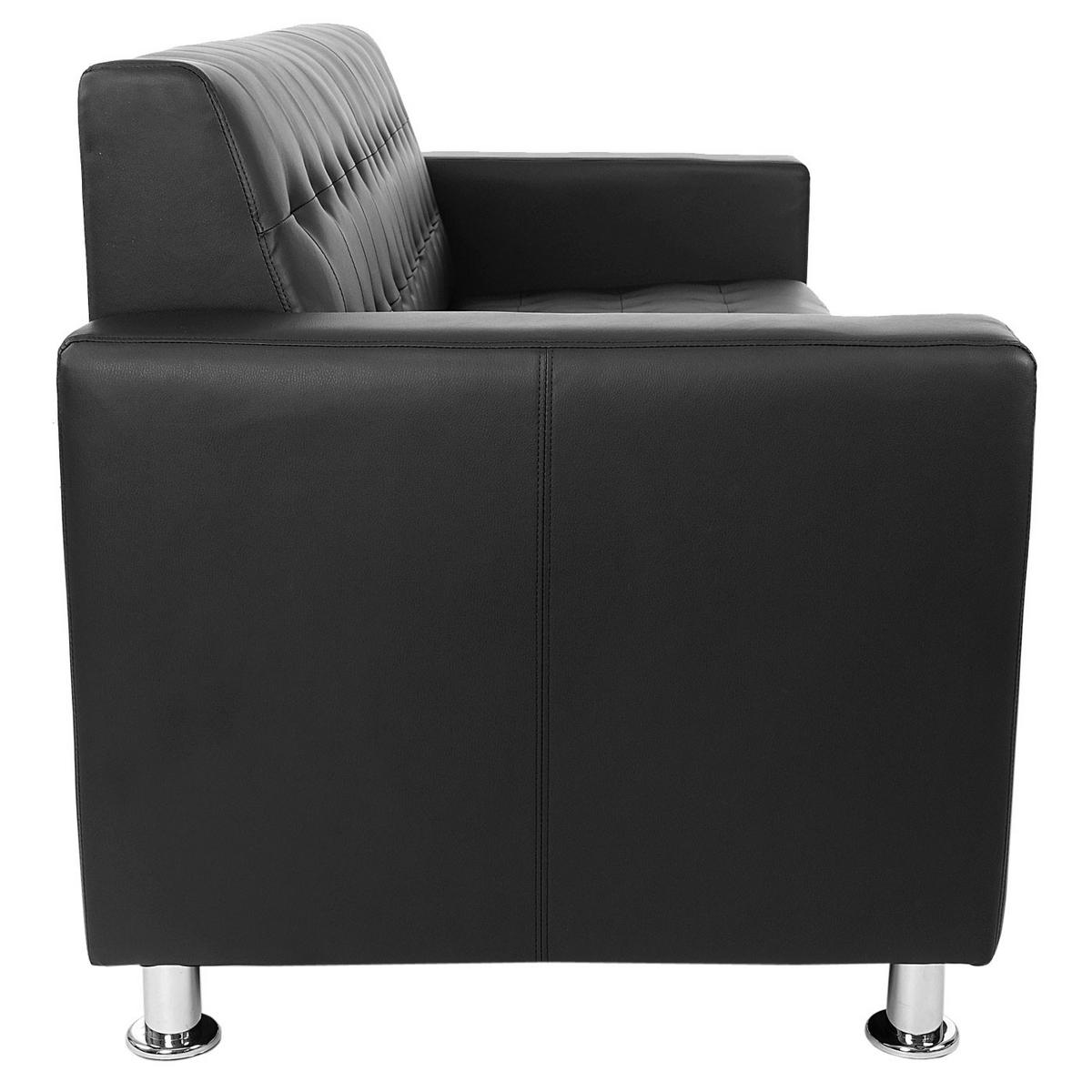 3-SITZER SOFA Schwarz - Schwarz, Textil (180/82/75cm) - MCW