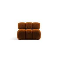 MODUL Bellis aus Boucle ziegelrot - Orange, Textil (94/70/94cm) - Micadoni