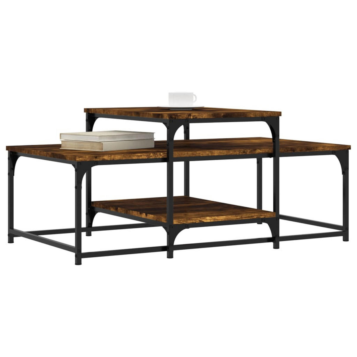COUCHTISCH Räuchereiche 102x60x45 cm Holzwerkstoff - Braun, Holzwerkstoff (102/60/45cm) - furnicato