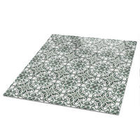 TISCHPLATTE 50x50 cm – Klassische Muster - Gelb, Glas (0.4/50/50cm) - Wallfluent