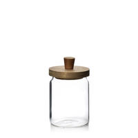 GLASBEHÄLTER Mondern Kitchen Transparent Naturfarbe 9/9/15.6 cm Glas - Transparent/Naturfarben, Glas (9/15.6/9cm) - Mondex