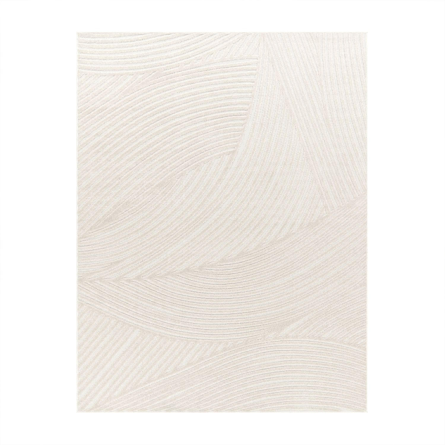OUTDOORTEPPICH Boho Creme 120 x 120 cm - Creme, Kunststoff (120/120cm) - TT Home