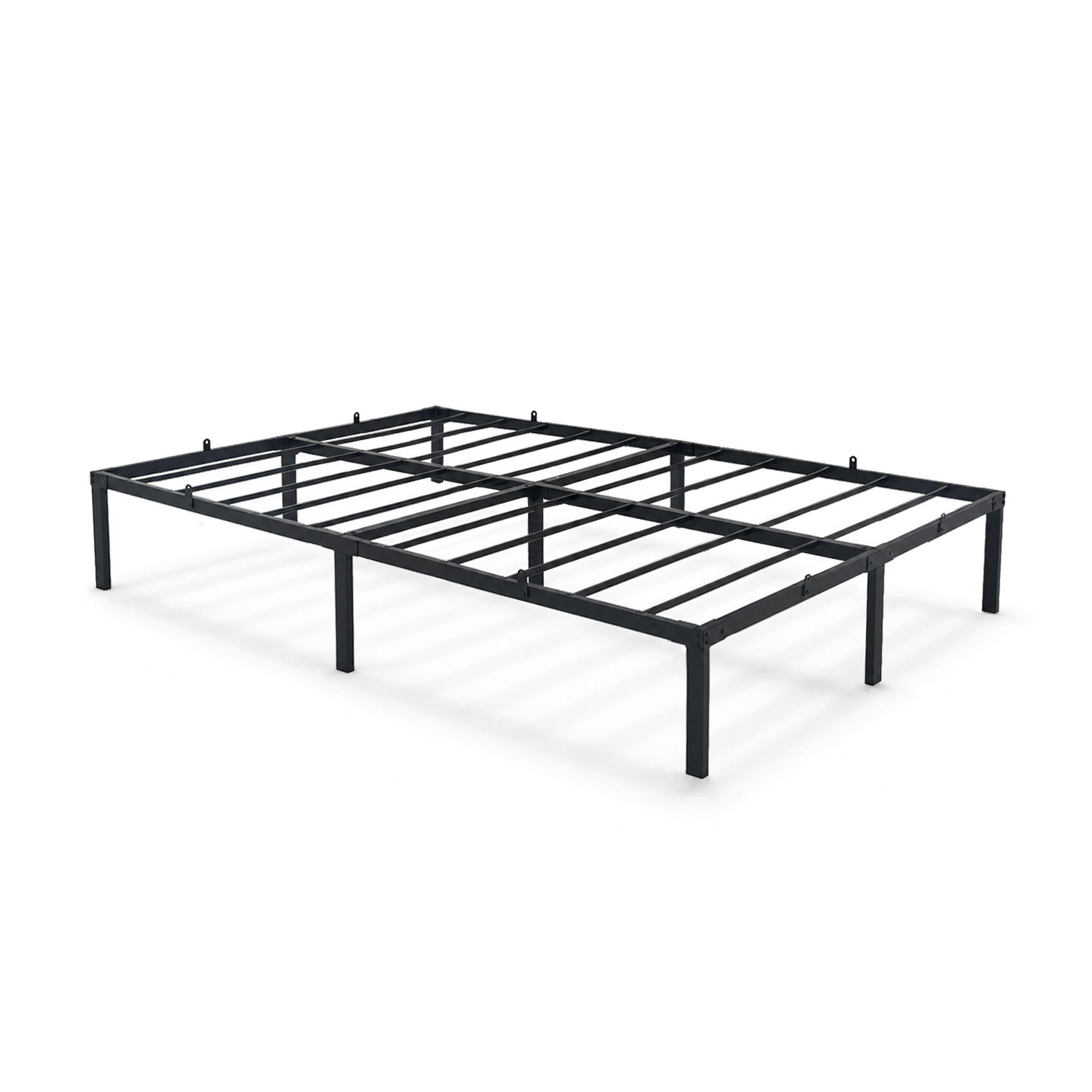 METALLBETT Klappbares 120x200 cm Schwarz - Schwarz, Metall - Akord