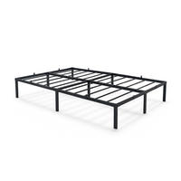 METALLBETT Klappbares 120x200 cm Schwarz - Schwarz, Metall - Akord