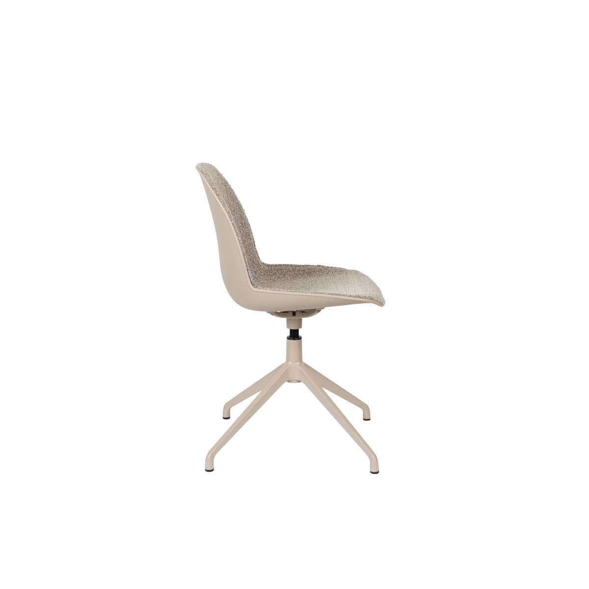 ESSZIMMERSTUHL Albert Kuip Swivel Taupe - 2 er Set - Taupe, Textil (45/83.6/52cm) - Zuiver