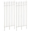 RANKGITTER 2er Set Metall weiß - Weiß, Metall (50/100/0.7cm) - CLP