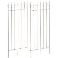 RANKGITTER 2er Set Metall weiß - Weiß, Metall (50/100/0.7cm) - CLP