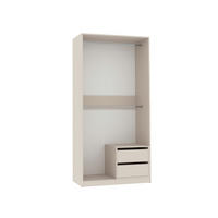 GARDEROBENSCHRANK OFFEN TRES 12C CASHMERE 100/206/51 cm - Kaschmir, Holzwerkstoff (100/206/51cm) - Marmex Möbel