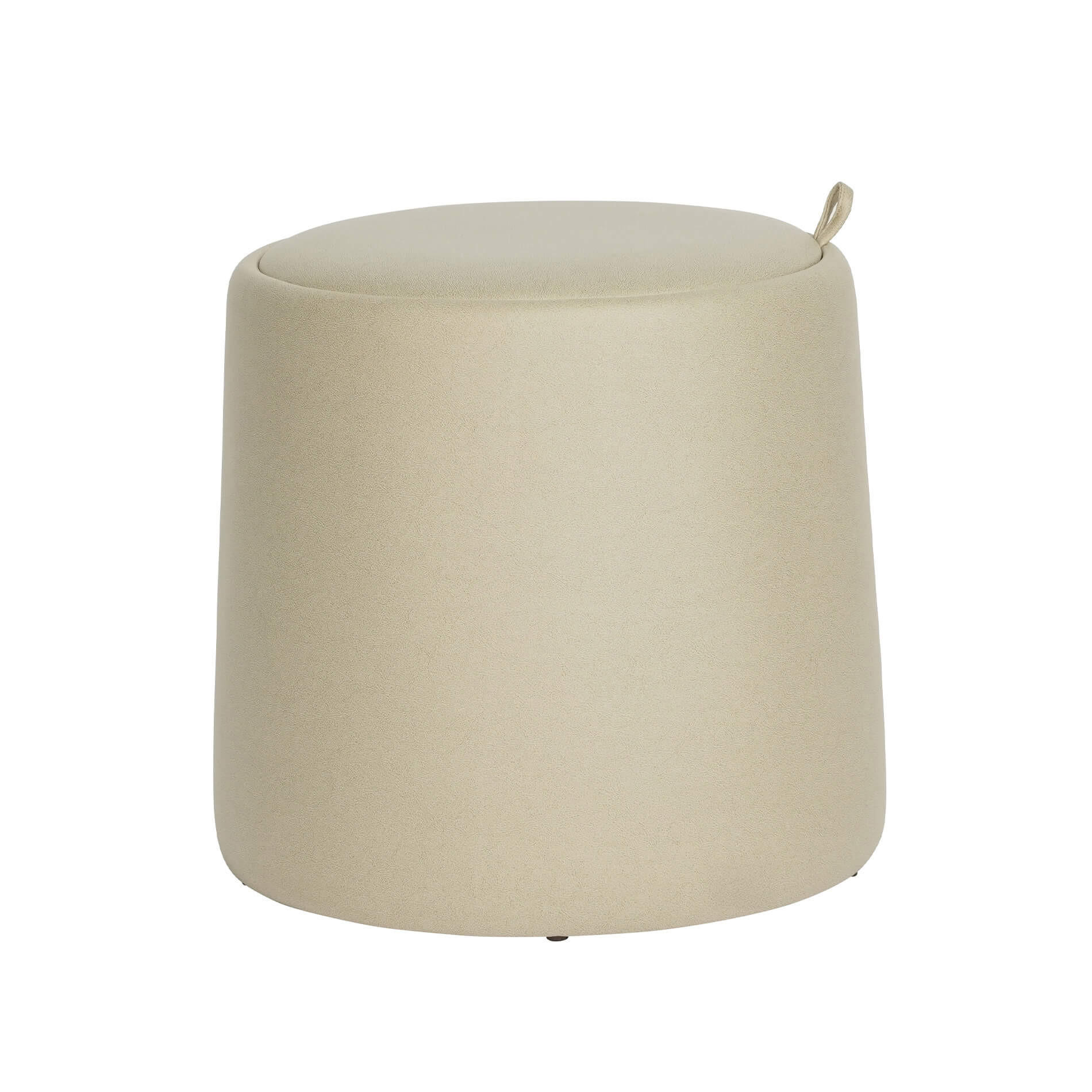 POUF Gardenia 45/45/42 cm - Beige, Holz (45/42/45cm) - Mobili Rebecca