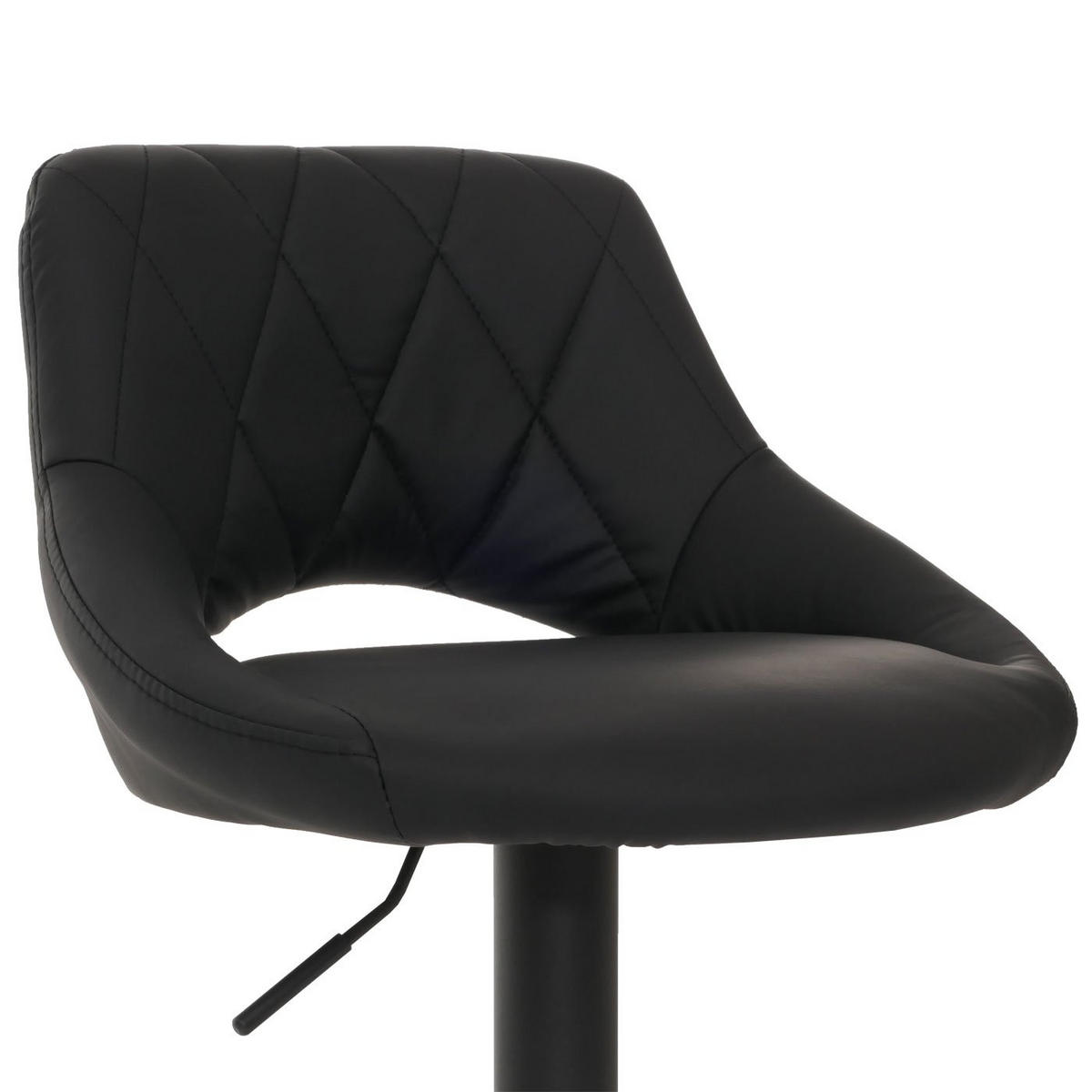 BARHOCKER Schwarz 2er-Set - Schwarz, Textil (47/107/44cm) - MCW