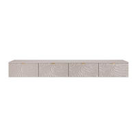 TV-HÄNGESCHRANK - 199.9 x 32 - holz - beige Rinarel - Beige, Holz (199.9/25/32cm) - Vente-Unique