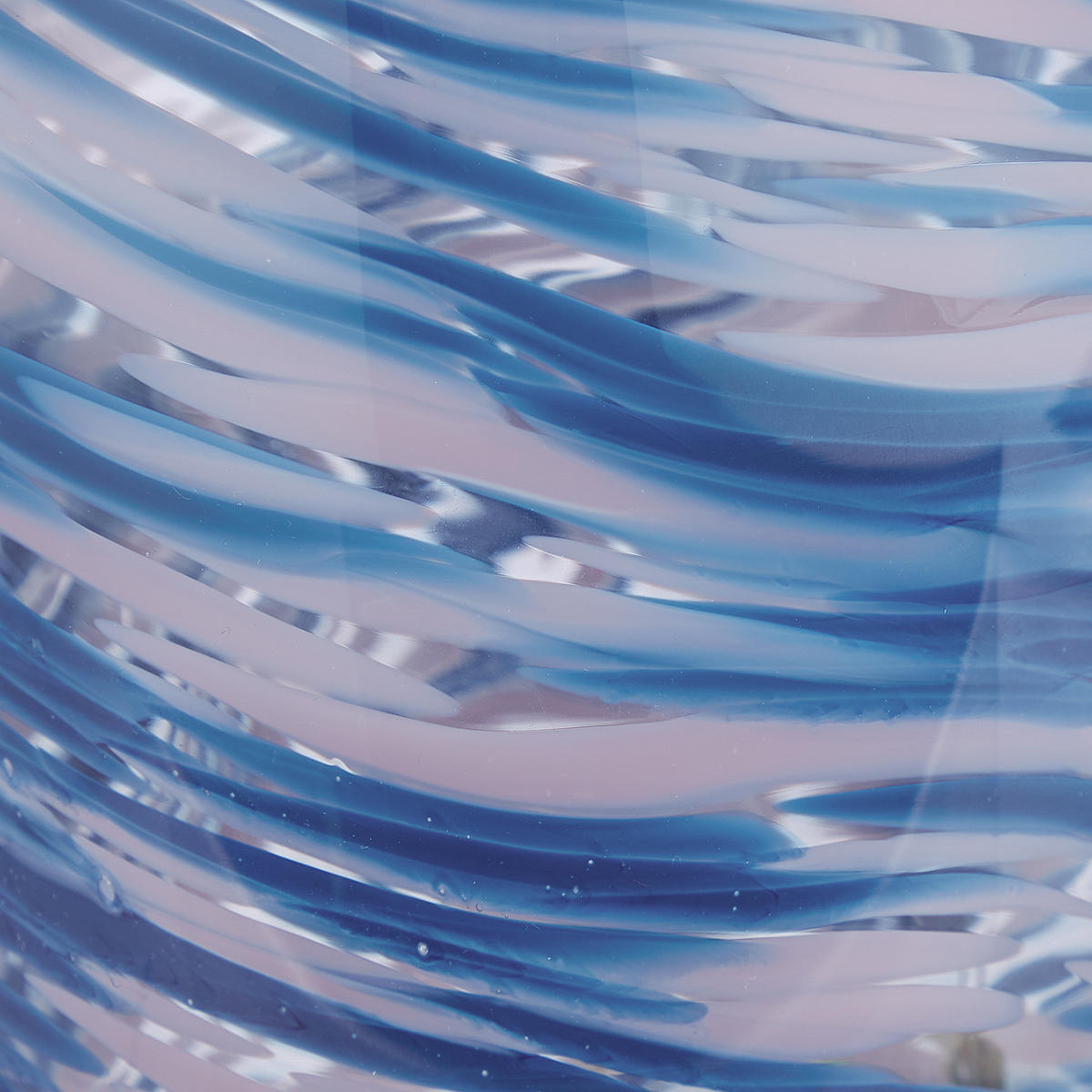 VASE Swirl - Blau/Pink, Glas (27cm) - Butlers