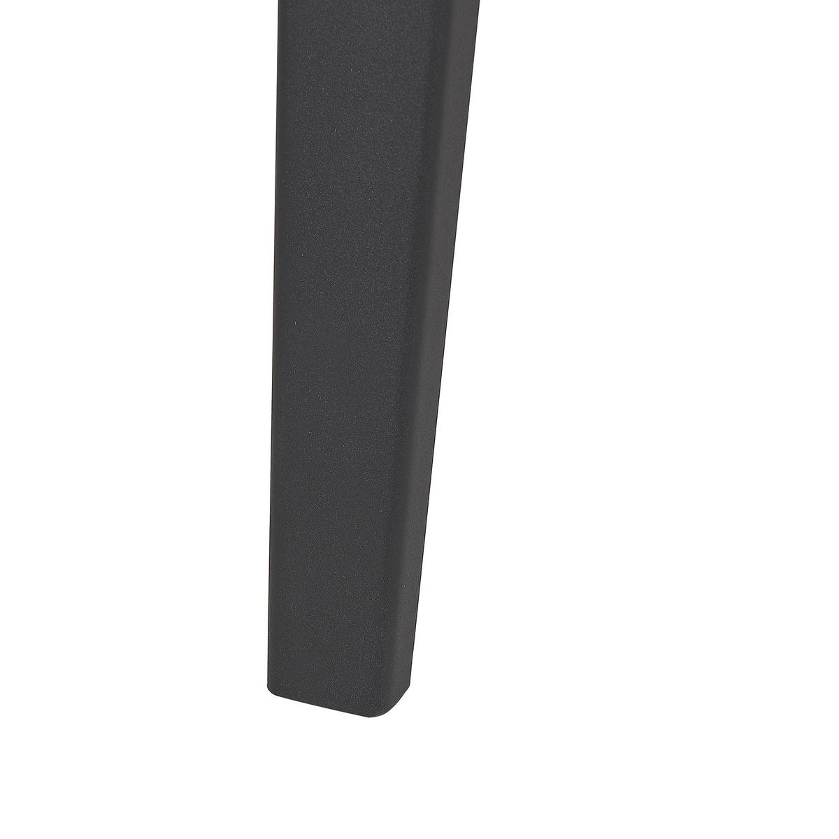ESSTISCH 160-200/90/75 cm Schwarz Rechteckig Irvington - Schwarz, Holzwerkstoff (90/90/75cm) - Beliani