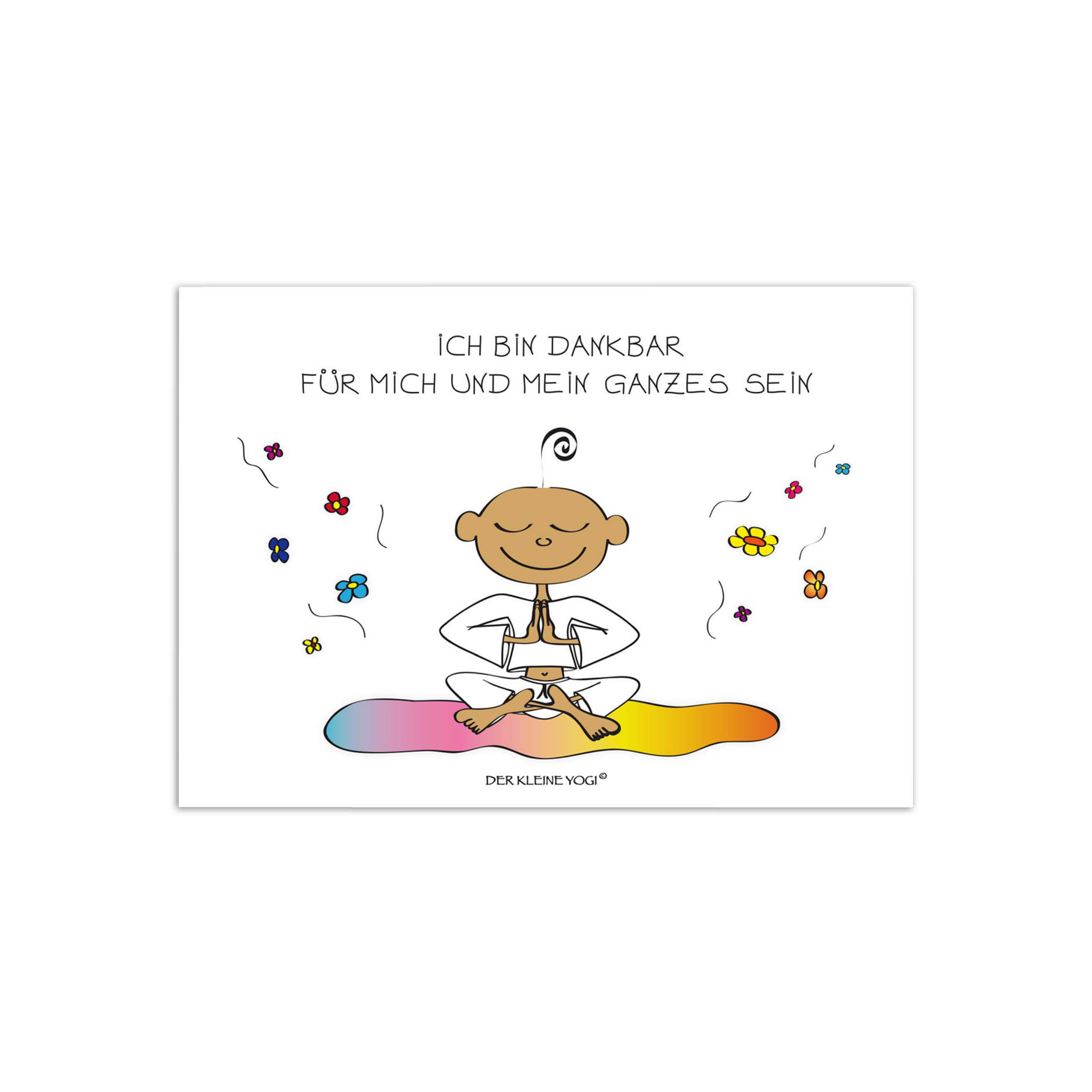 POSTKARTE Der Kleine Yogi Dankbarkeit, 10er Pack, Papier / Pappe, 10.5 cm x 15 cm - Multicolor, Papier (10.5/1cm) - Goebel