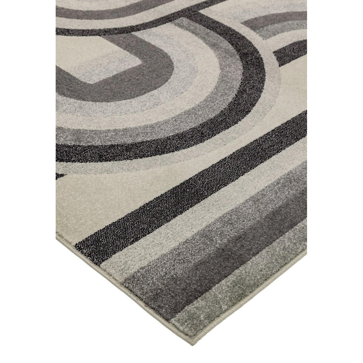 TEPPICH für Wohn- und Schlafzimmer im Retro-Stil von AVON Grau 200 x 290 cm - Grau, Textil (200/290cm) - Novatrend