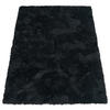 HOCHFLORTEPPICH 60/100 cm Silky 591 - Schwarz, Textil (60/100cm) - Paco Home