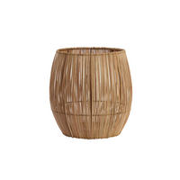 TEELICHT Evisa Braun Ø25/27 cm - Braun, Holz (25/27/25cm) - Light & Living