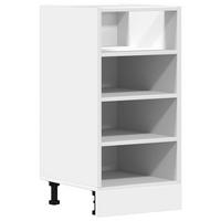 UNTERSCHRANK Riga Weiss 40/44,5/81,5 Cm Holzwerkstoff - Weiß, Holzwerkstoff (44.5/81.5/40cm) - vidaXL