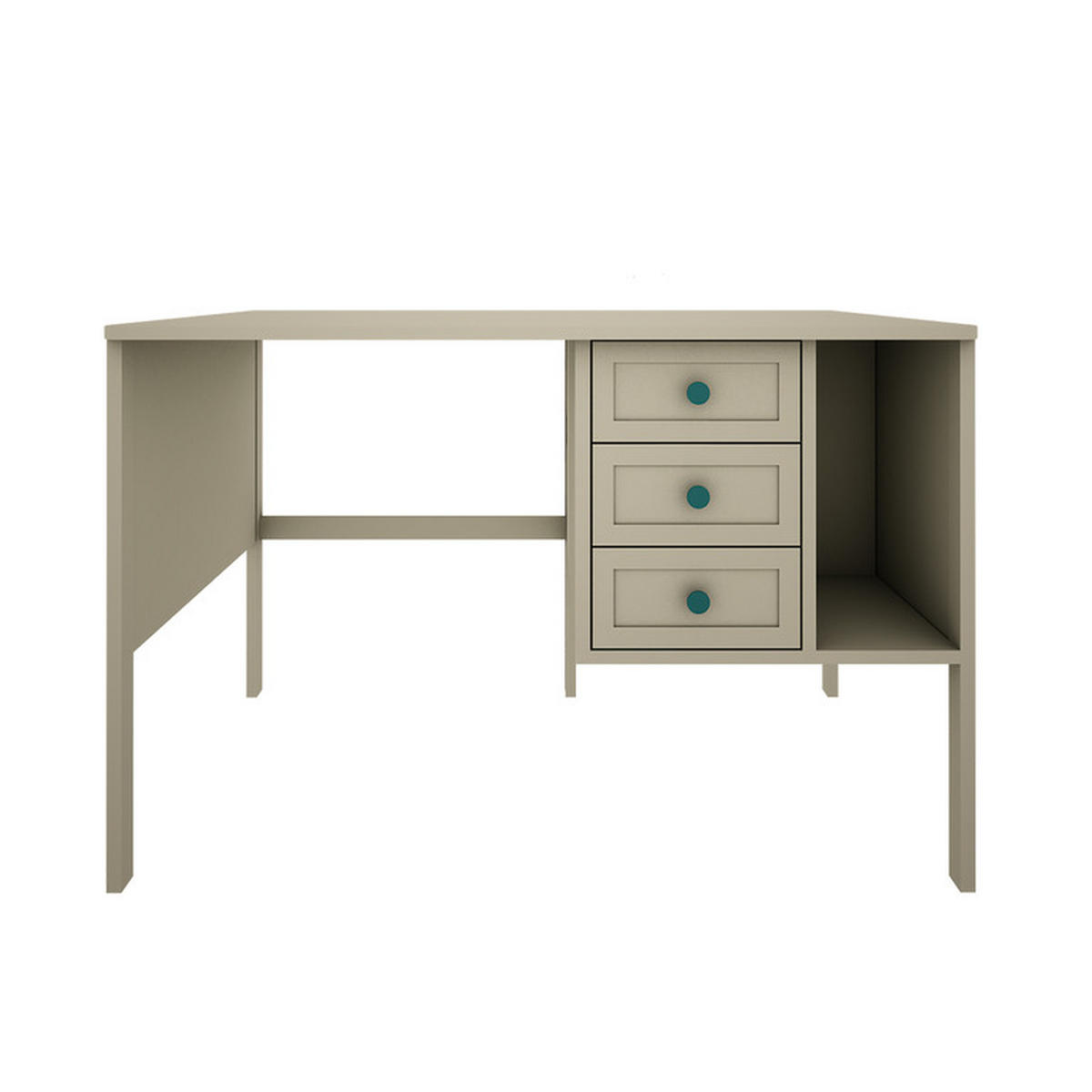 PSACÍ STŮL Gabriel Zelená - zelená barva, kompozitní dřevo (65/116/75cm) - Petits-meubles