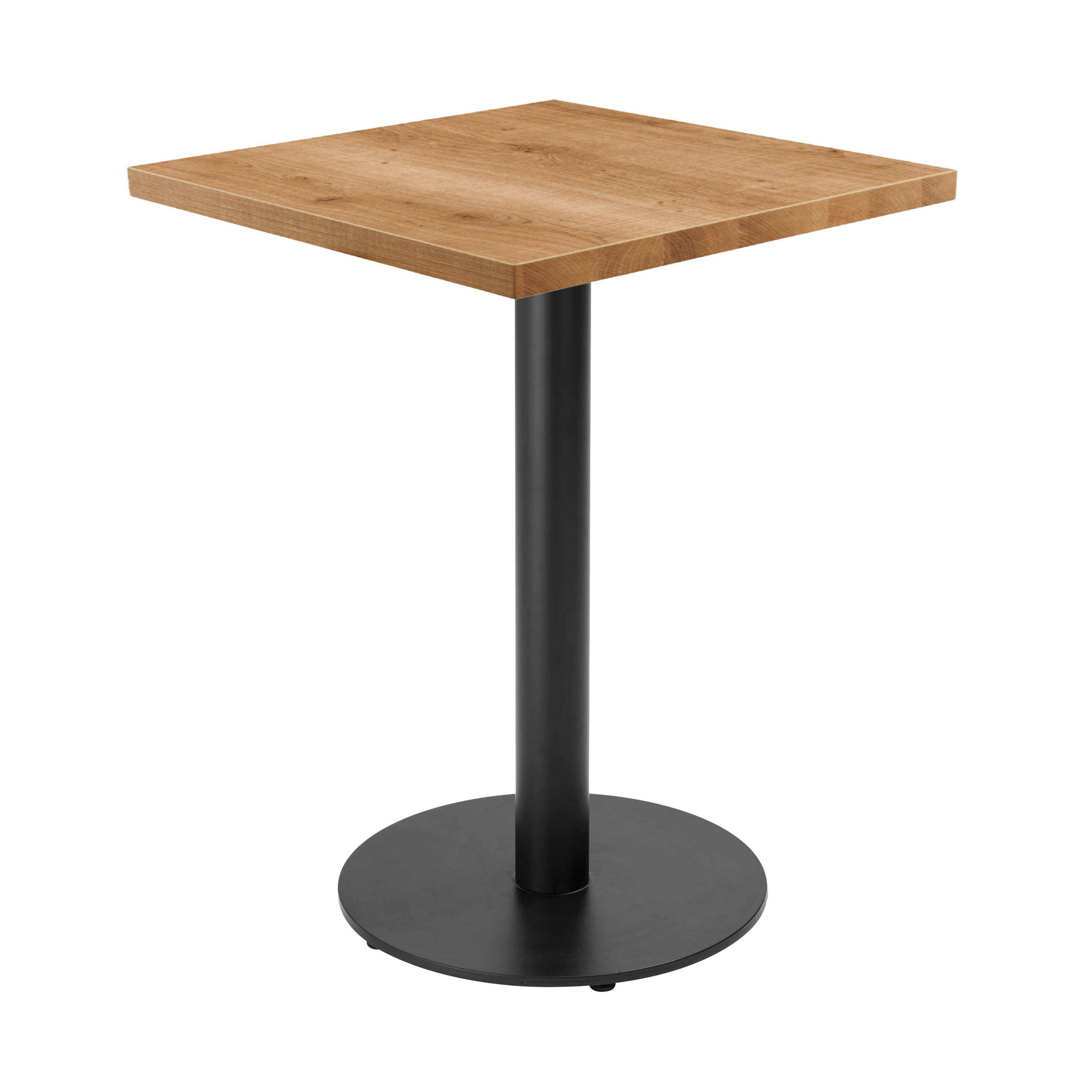 ESSTISCH, helles holz - Braun, Metall (60/60/72cm) - Oviala
