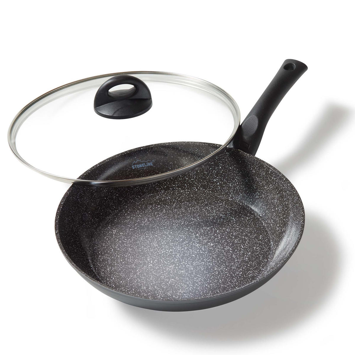 BRATPFANNE - Grau, Metall (28cm) - Stoneline