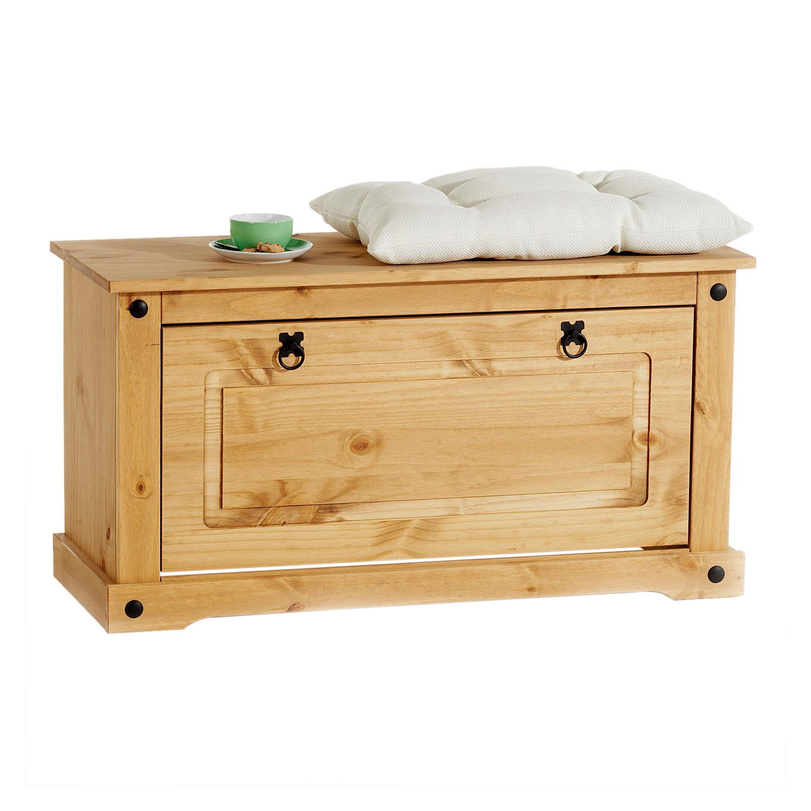 Idimex Schuhbank Natur 95x50x38 cm