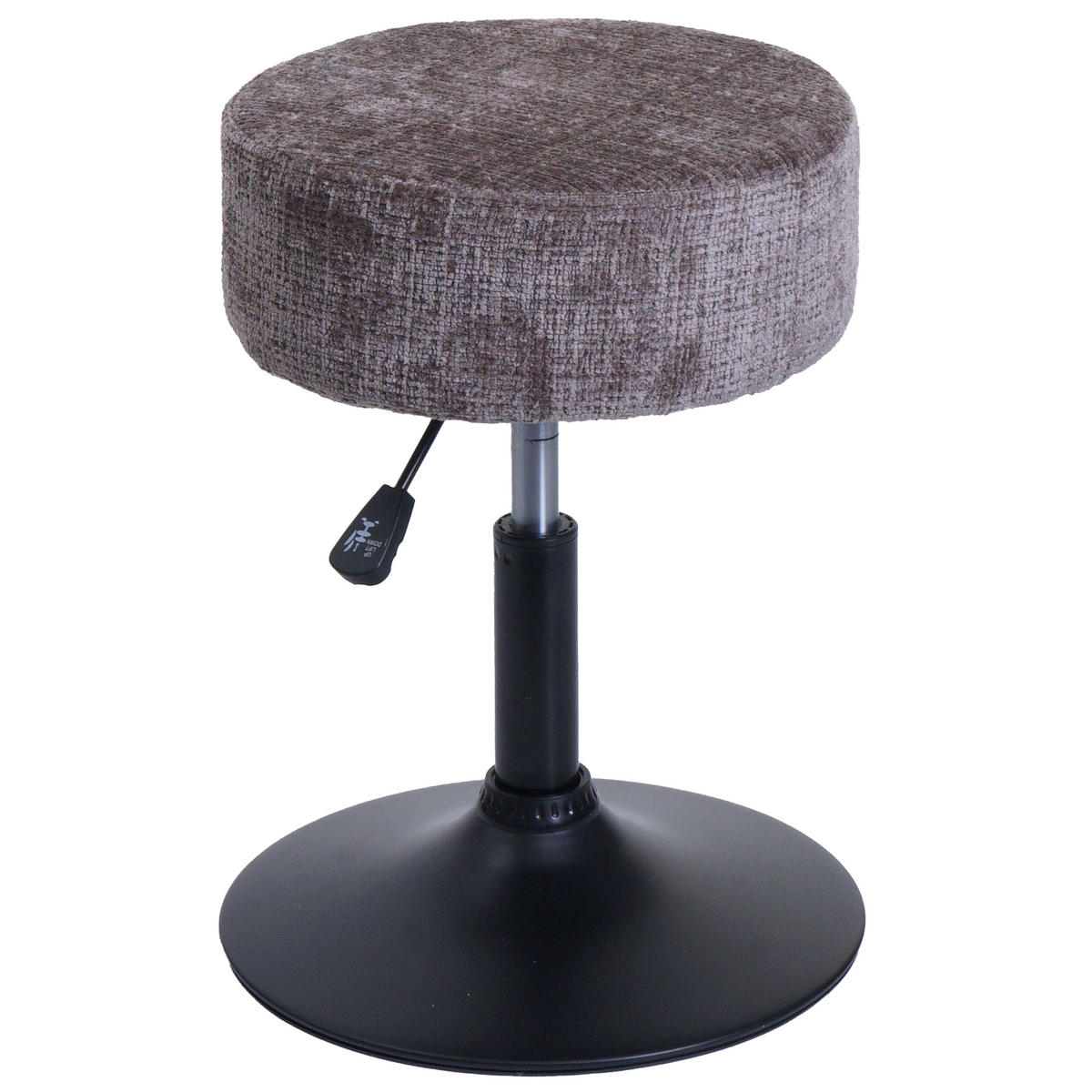 HOCKER Braun - Braun, Textil (37/57/37cm) - MCW