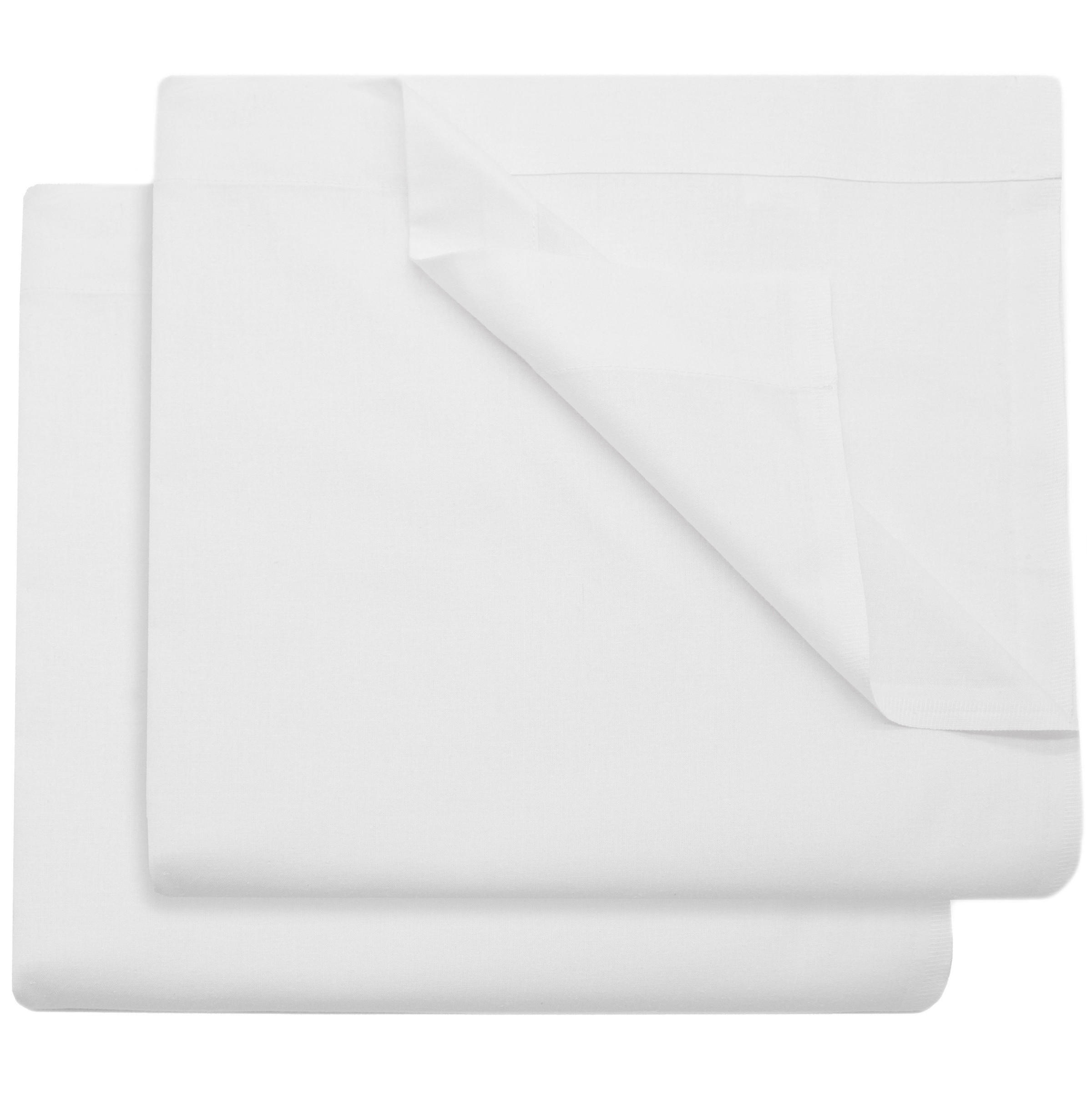 BETTLAKEN, 2er-Set, 240x290 cm, 100% Baumwolle, Weiß - Weiß, Textil (240/290cm) - Zollner