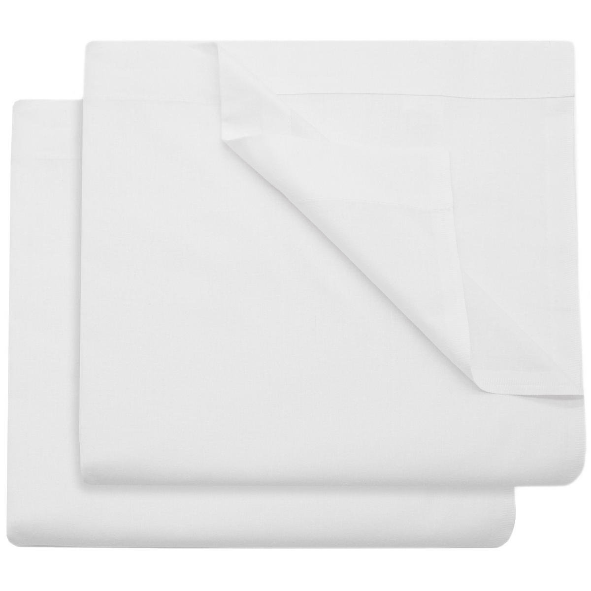BETTLAKEN, 2er-Set, 240x290 cm, 100% Baumwolle, Weiß - Weiß, Textil (240/290cm) - Zollner