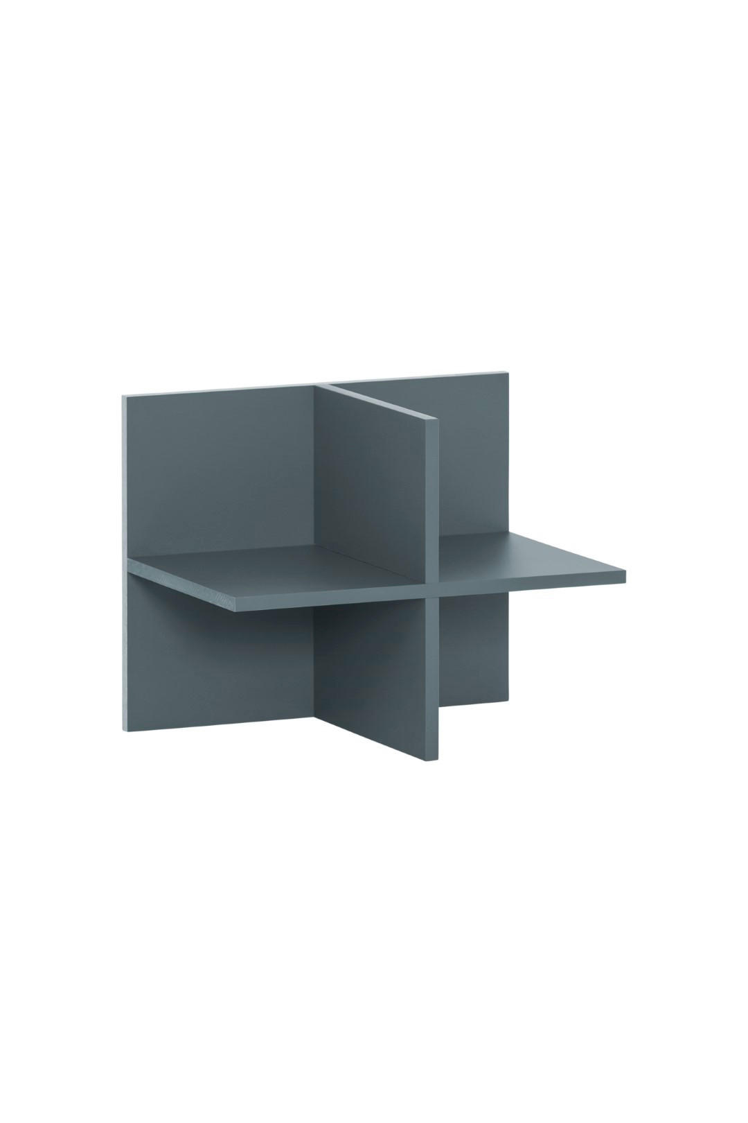 REGALKREUZ Jaguar 38,4x47,5x32,8 cm Blau - Blau, Holz (47.5/38.4/32.8cm) - PROREGAL