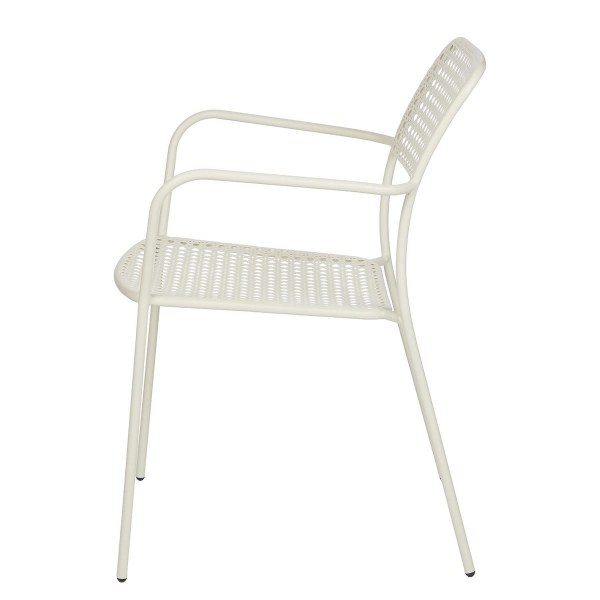 STAPELSTUHL (2er-Set) New Twist - Beige, Metall (58/80/60cm) - Butlers