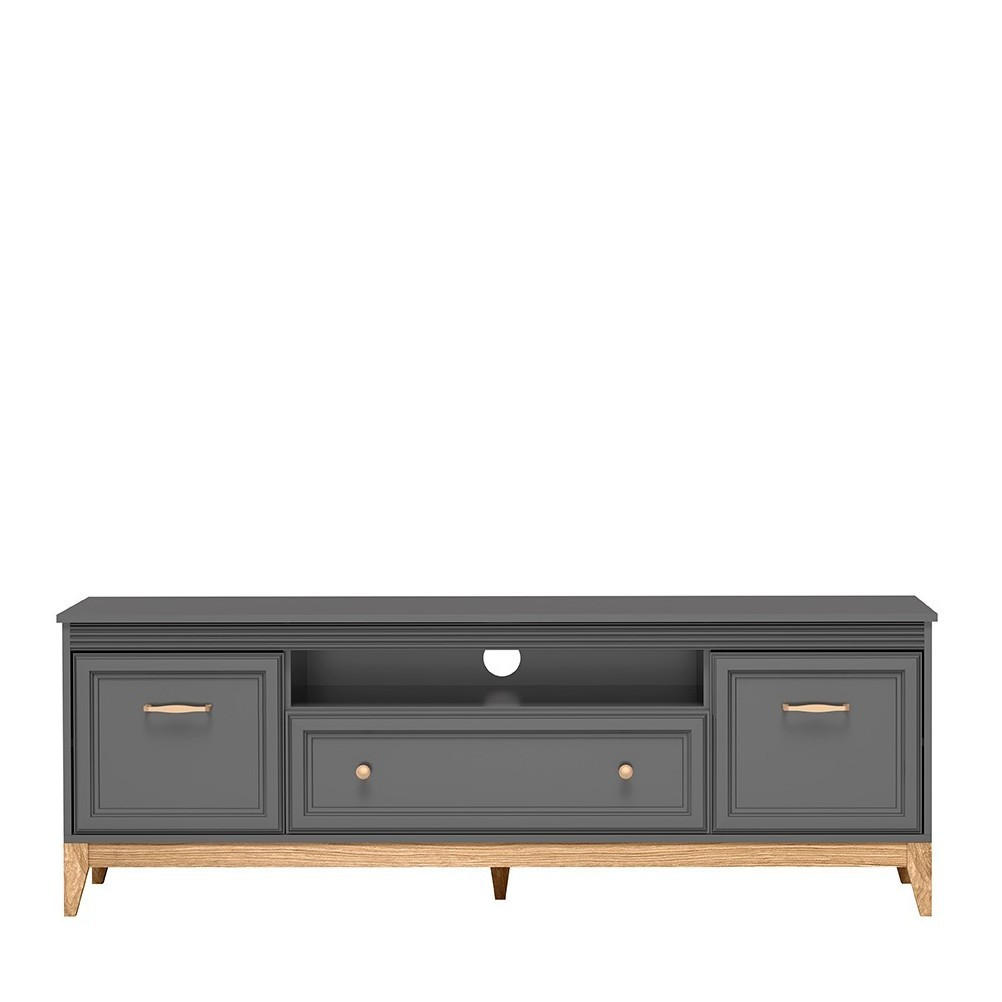 LOWBOARD SUOLO 179/61,5/40,5 cm, Grau - Grau, Holzwerkstoff (179/61.5/40.5cm) - MASSENO