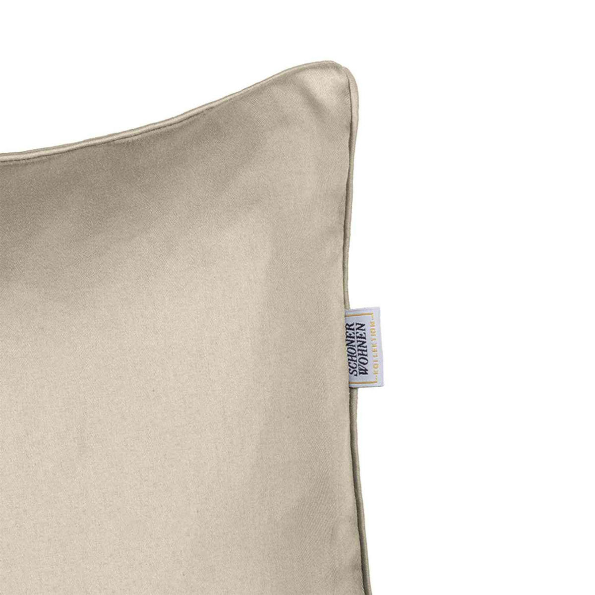 KISSENBEZÜGE PURE - Cappuccino, Textil (40/80cm) - Schöner Wohnen