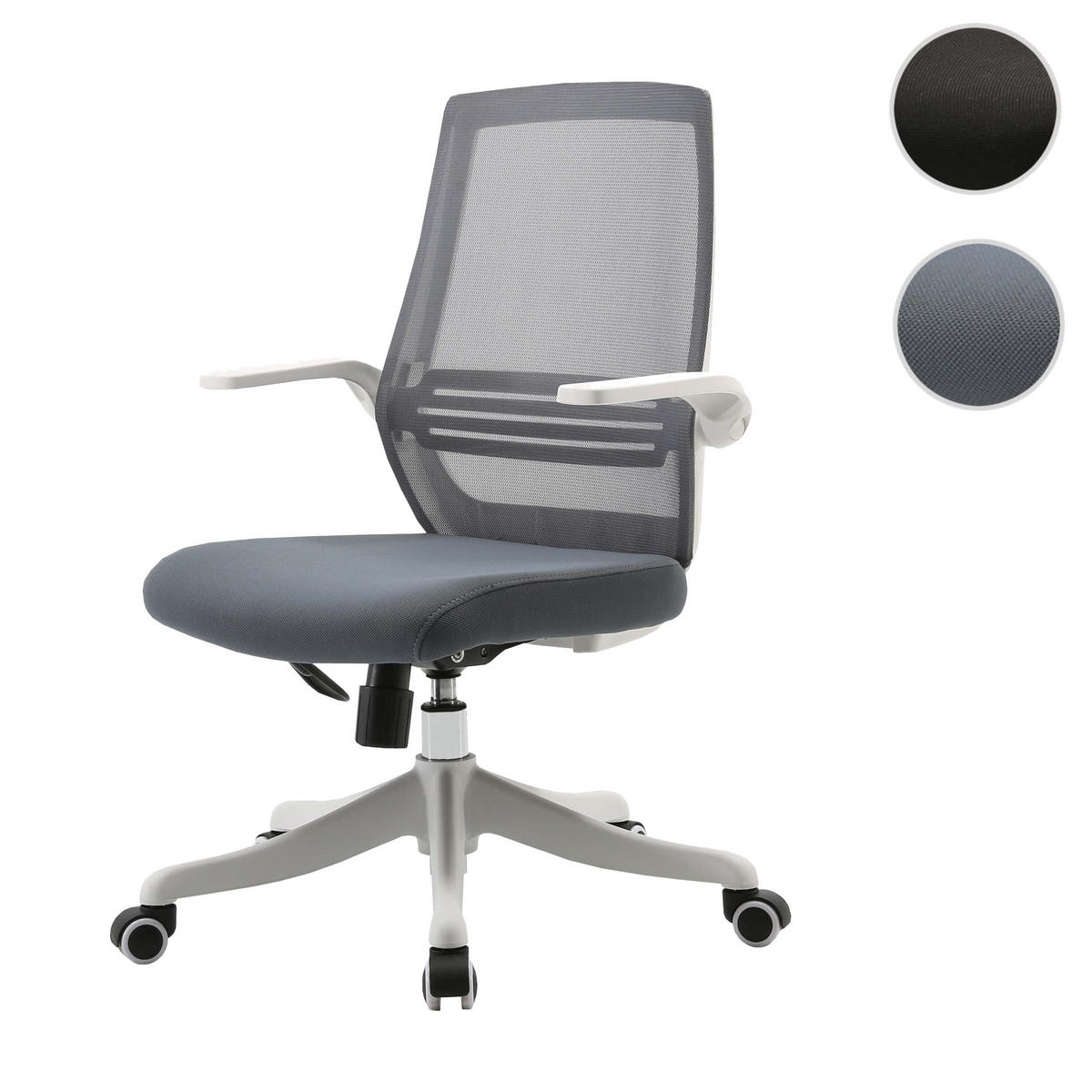 BÜROSTUHL Grau - Grau, Textil (63/99/46cm) - SIHOO
