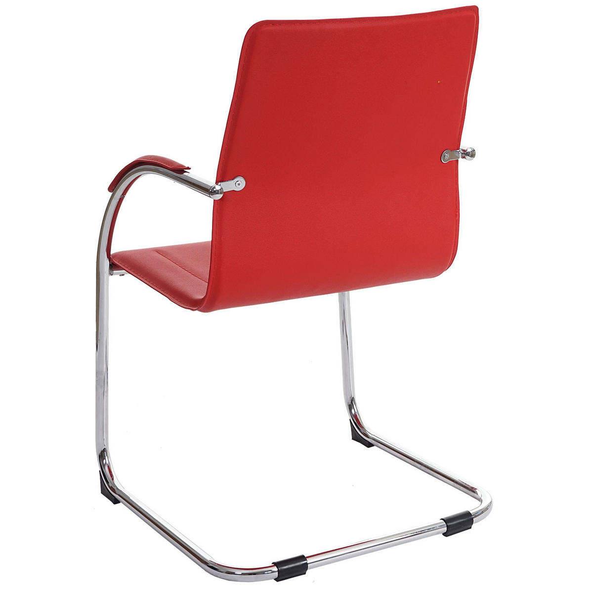 KONFERENZSTUHL Rot 2er-Set - Rot, Kunststoff (56/93/56cm) - Jamb