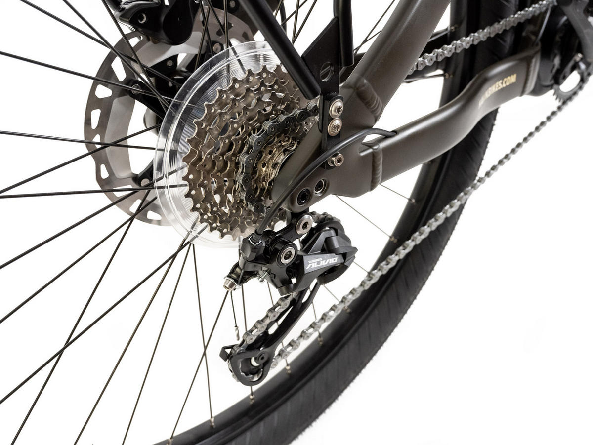 E-SUV E-Bike Green 9 Gang 27,5 Zoll Gr: M & L - Grün, Metall (41cm) - Hawk Bikes