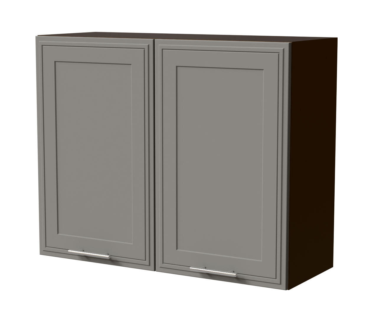 HÄNGESCHRANK Salo W3/90 Lava / Dust Grey Matt 90 / 32,5 / 72cm - Dunkelgrau/Grau, Holz/Holzwerkstoff (90/72/32.5cm) - Feldmann-Wohnen