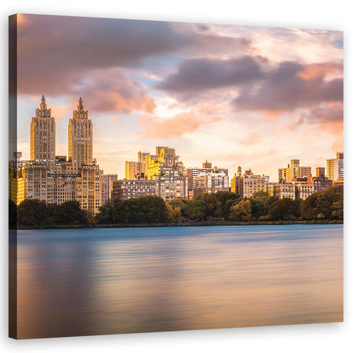 WANDBILD städte und architektur bekir - Beige, Textil (30/30cm) - Feeby