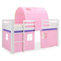 HOCHBETT 90/200 cm Rosa - Weiß/Rosa, Holz (90/200cm) - Homestyle4u